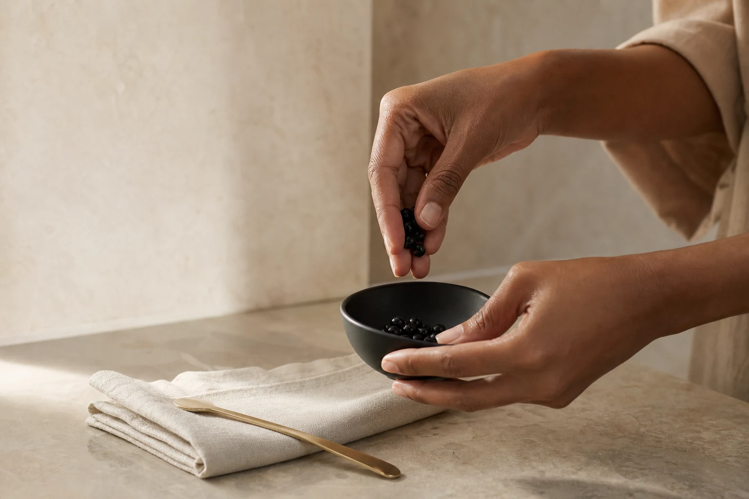 A quiet at-home beauty ritual